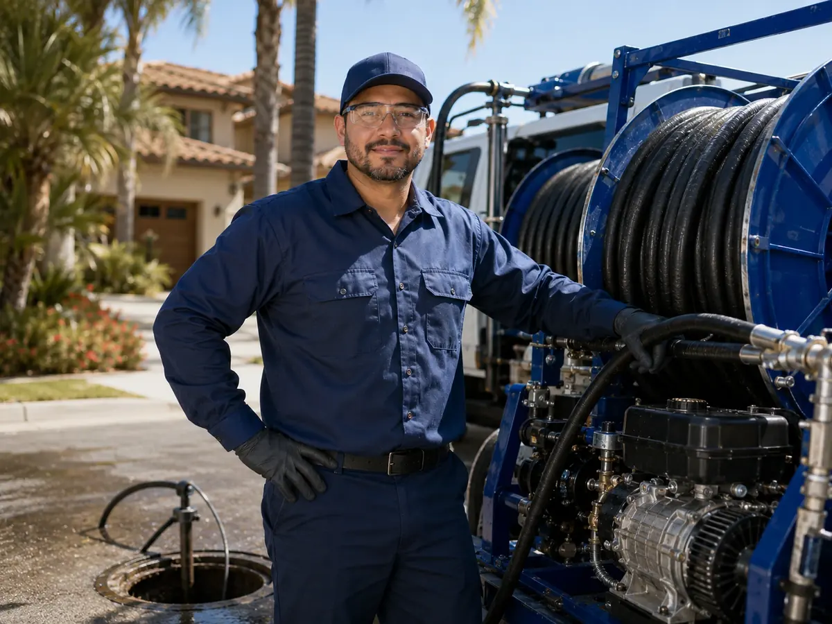 Hydro jet sewer cleaning in San Marino