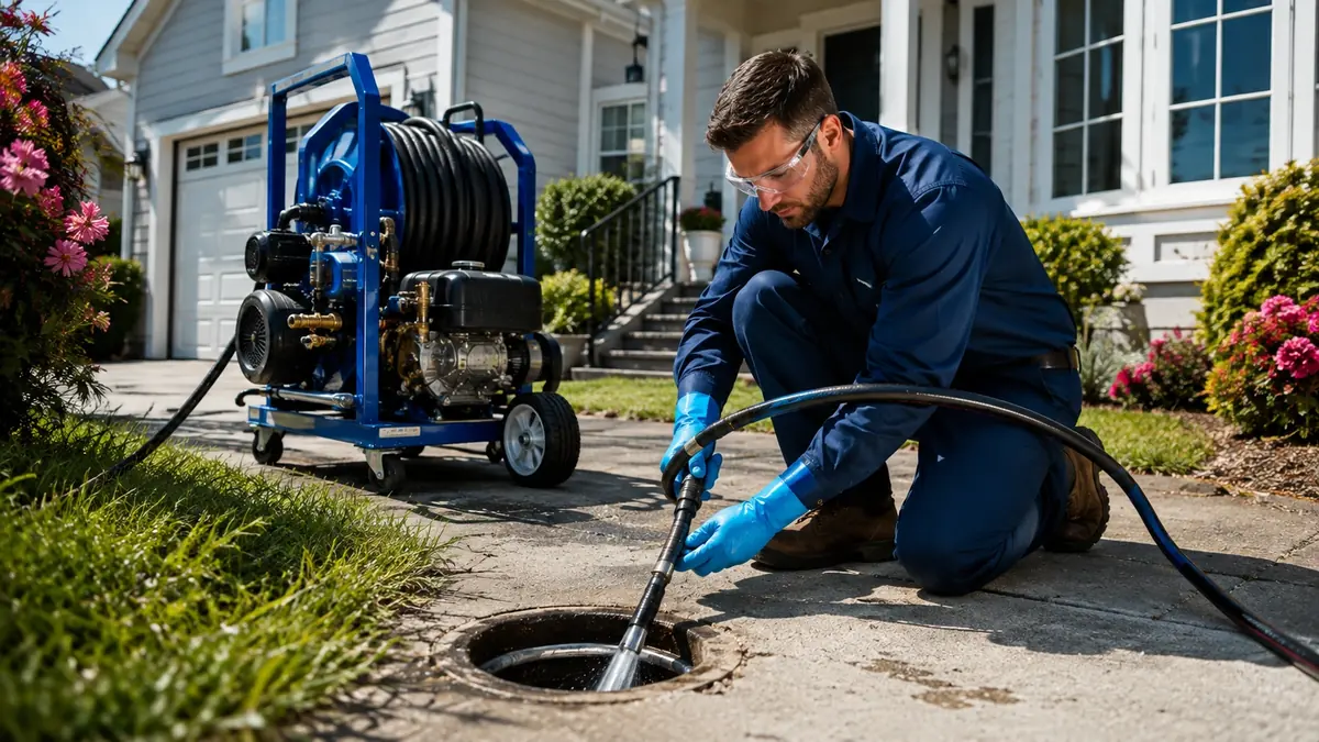 Residential Hydro Jet Drain Cleaning in San Marino